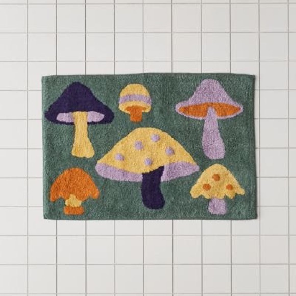 Urban Outfitters Bath Urban Outfitters Mushroom Friends Bath Mat